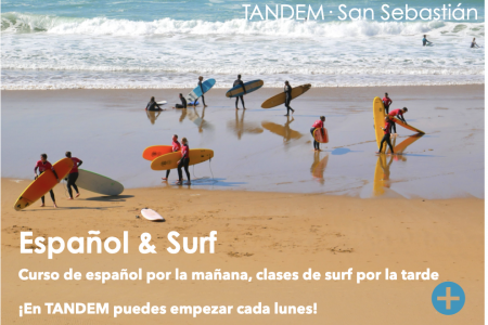 Españo y Surf en San Sebastián